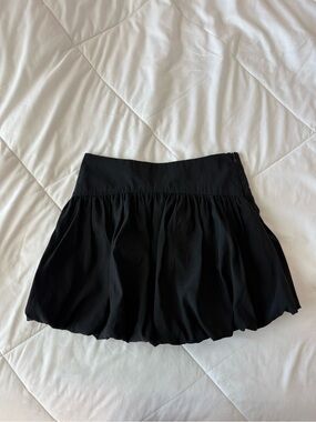Zara Black Bubble Mini Skirt
